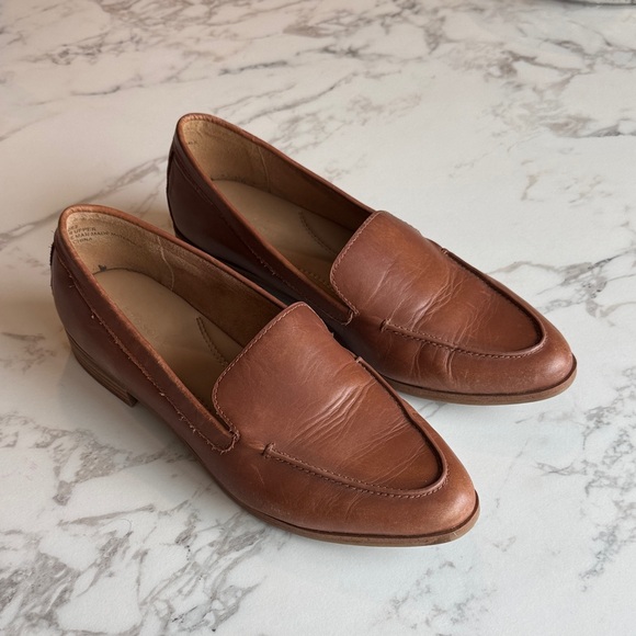 AEROSOLES Classic Tan Leather Loafers - Picture 5 of 5